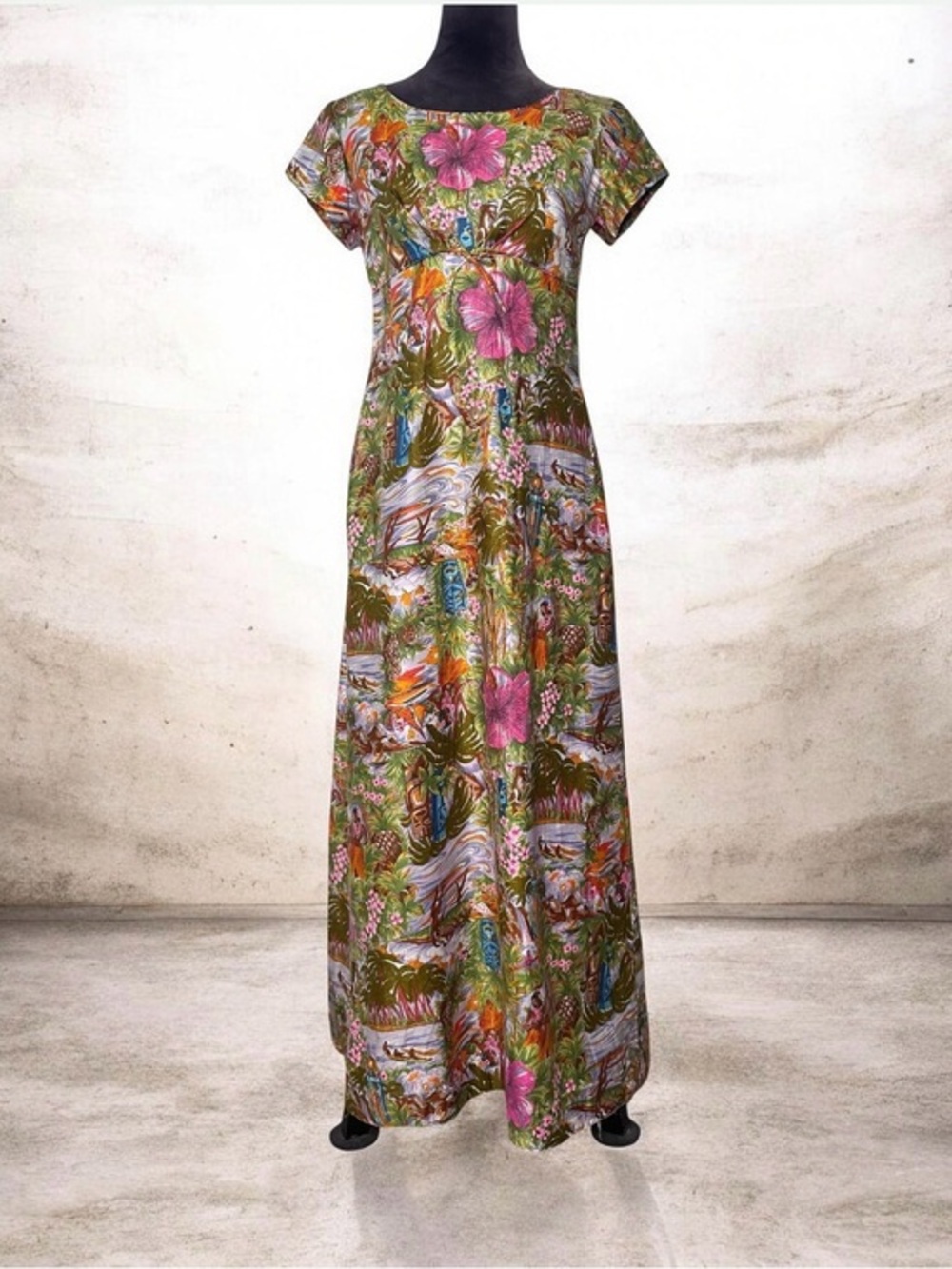 Vintage Hawaiian Casuals by Stan Hicks 1950-60’s Maxi Dress 2/4